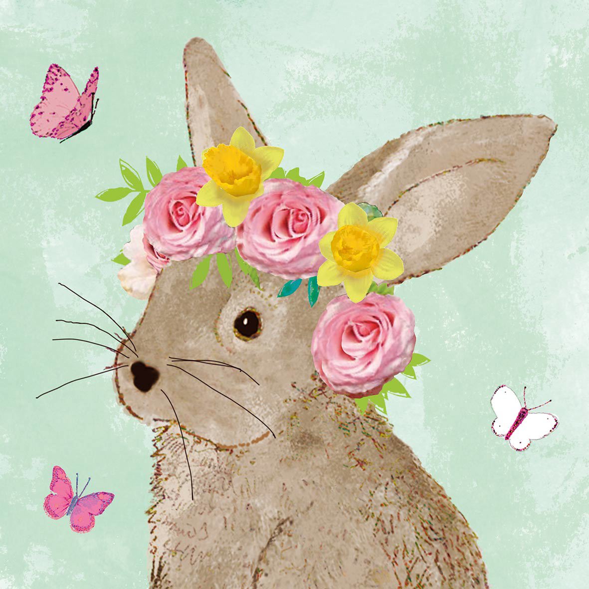 Easter Beauty green Servietten