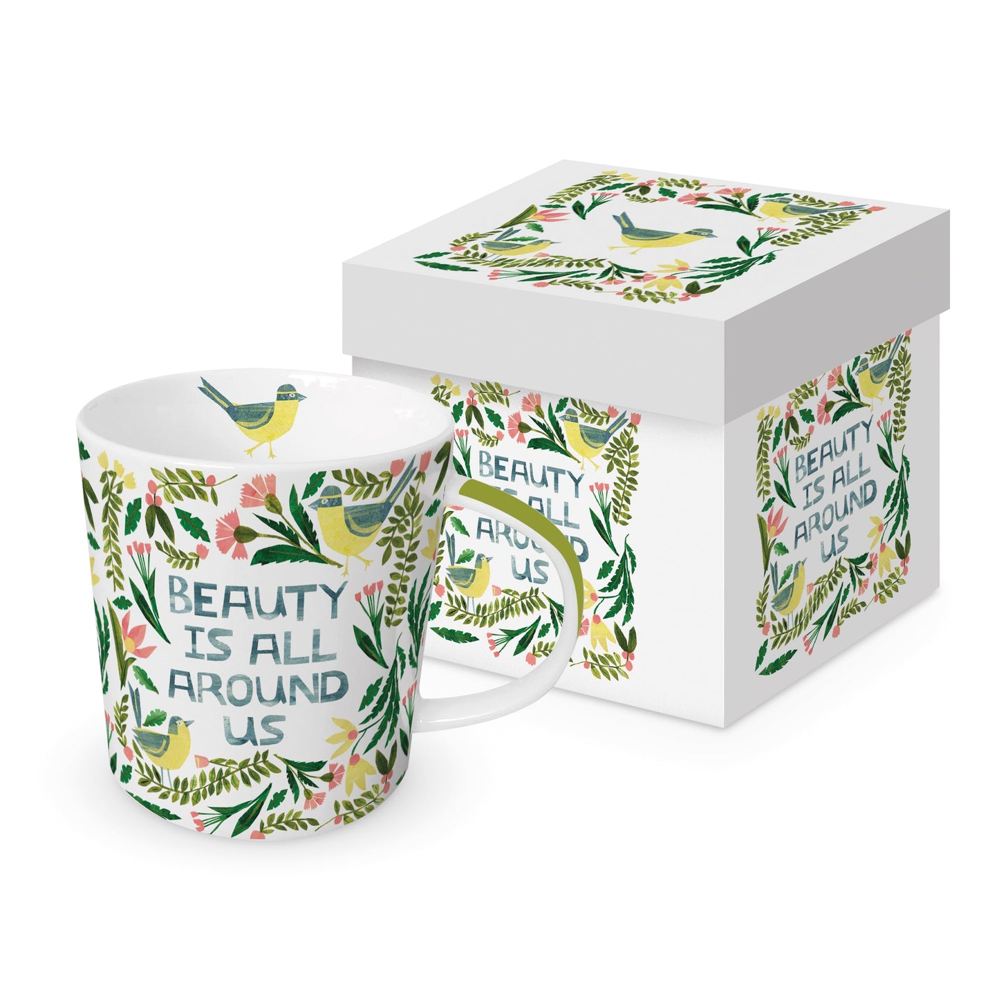 Beauty is around Tasse mit Geschenksverpackung