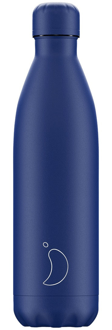 Matte All Blue Edelstahlflasche 750ml