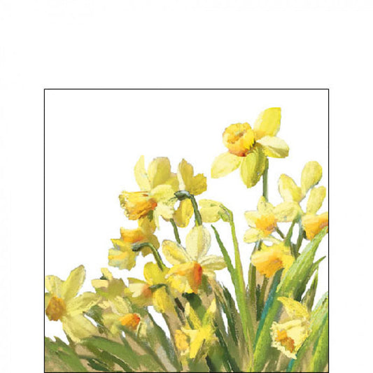 Golden daffodils Servietten 25x25cm