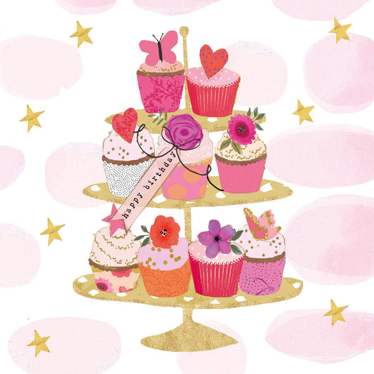 Happy Cupcakes Servietten