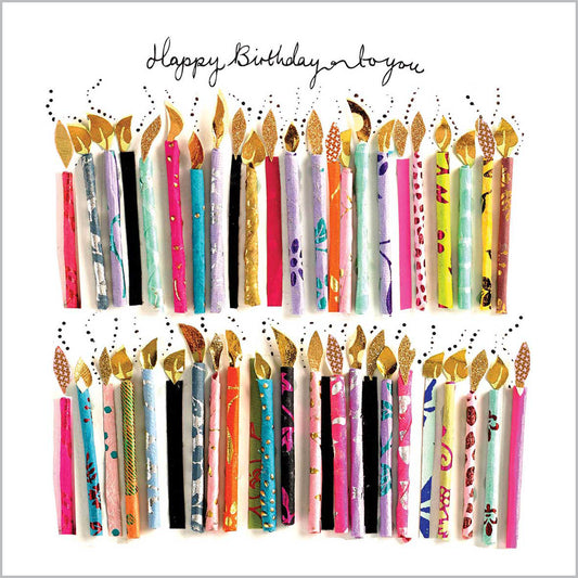 Happy Candles Servietten