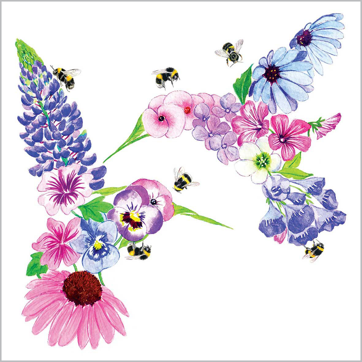 Hummingbird Fleurettes Servietten