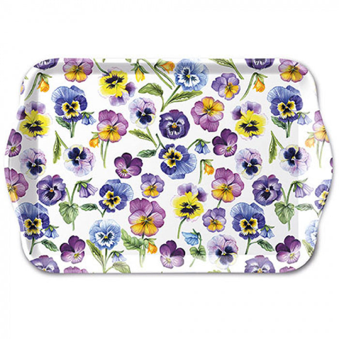 Pansy all over Tableau 13x21cm