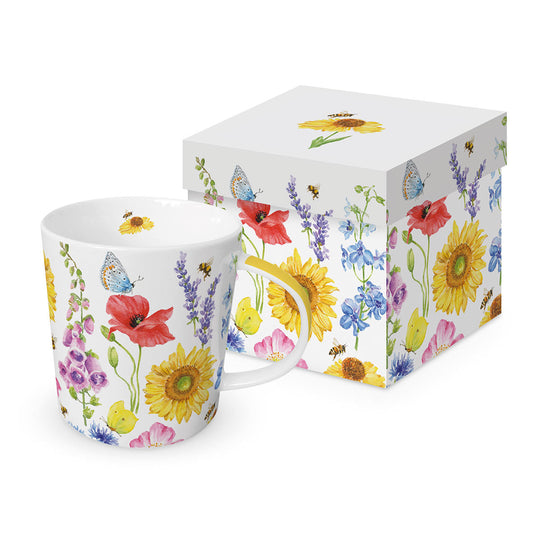 Flowers & Bees Tasse mit Geschenksverpackung