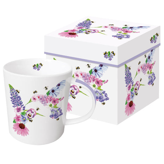 Hummingbird Fleurettes Tasse mit Geschenksverpackung