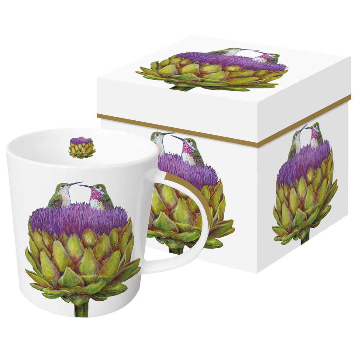 Love at First Artichoke Tasse mit Geschenksverpackung