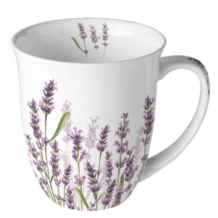 Lavender shades white Tasse