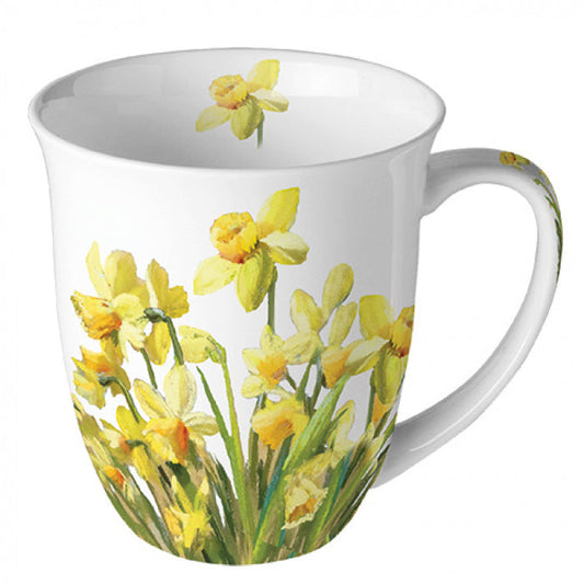 Golden daffodils Tasse