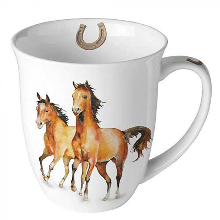 Wild horses Tasse