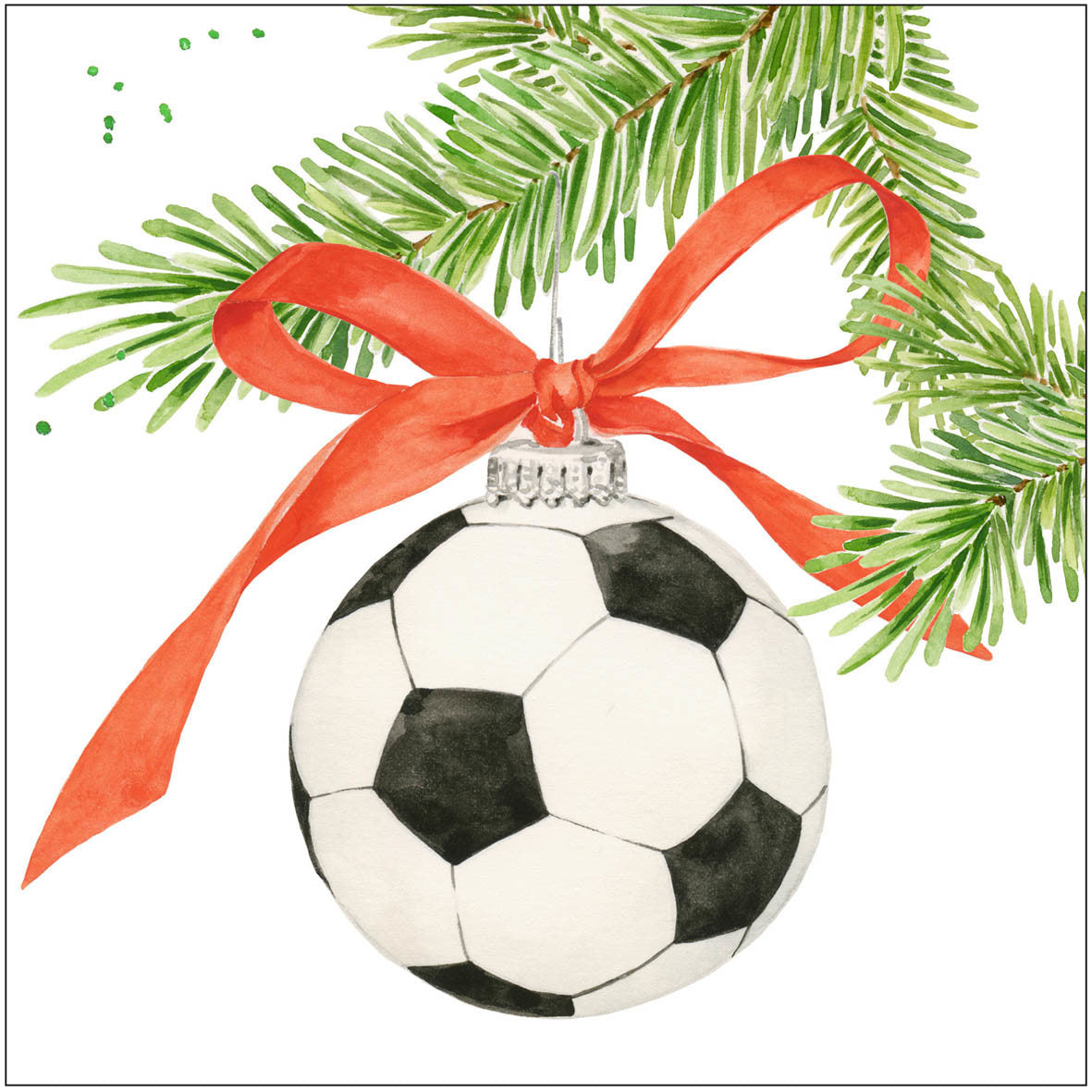 Football Ornament Servietten