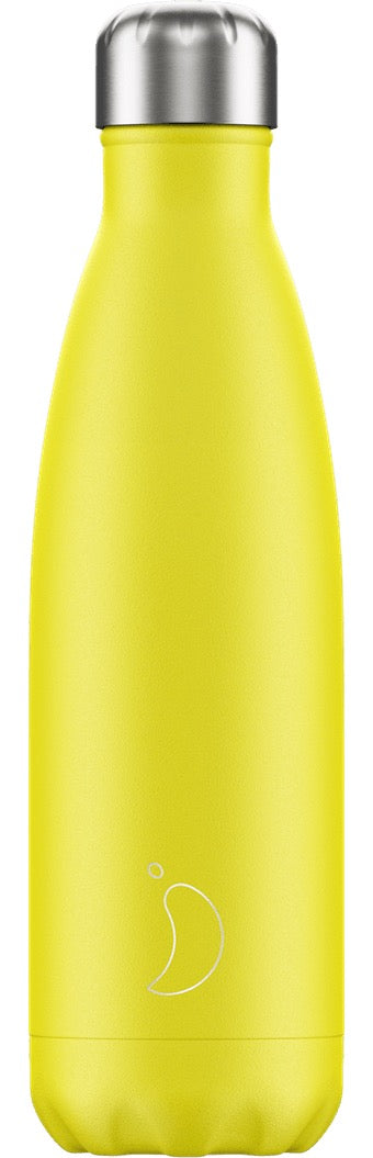 Neon Yellow Edelstahlflasche 500ml