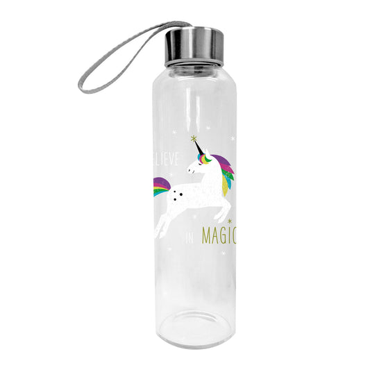 Unicorn Glasflasche