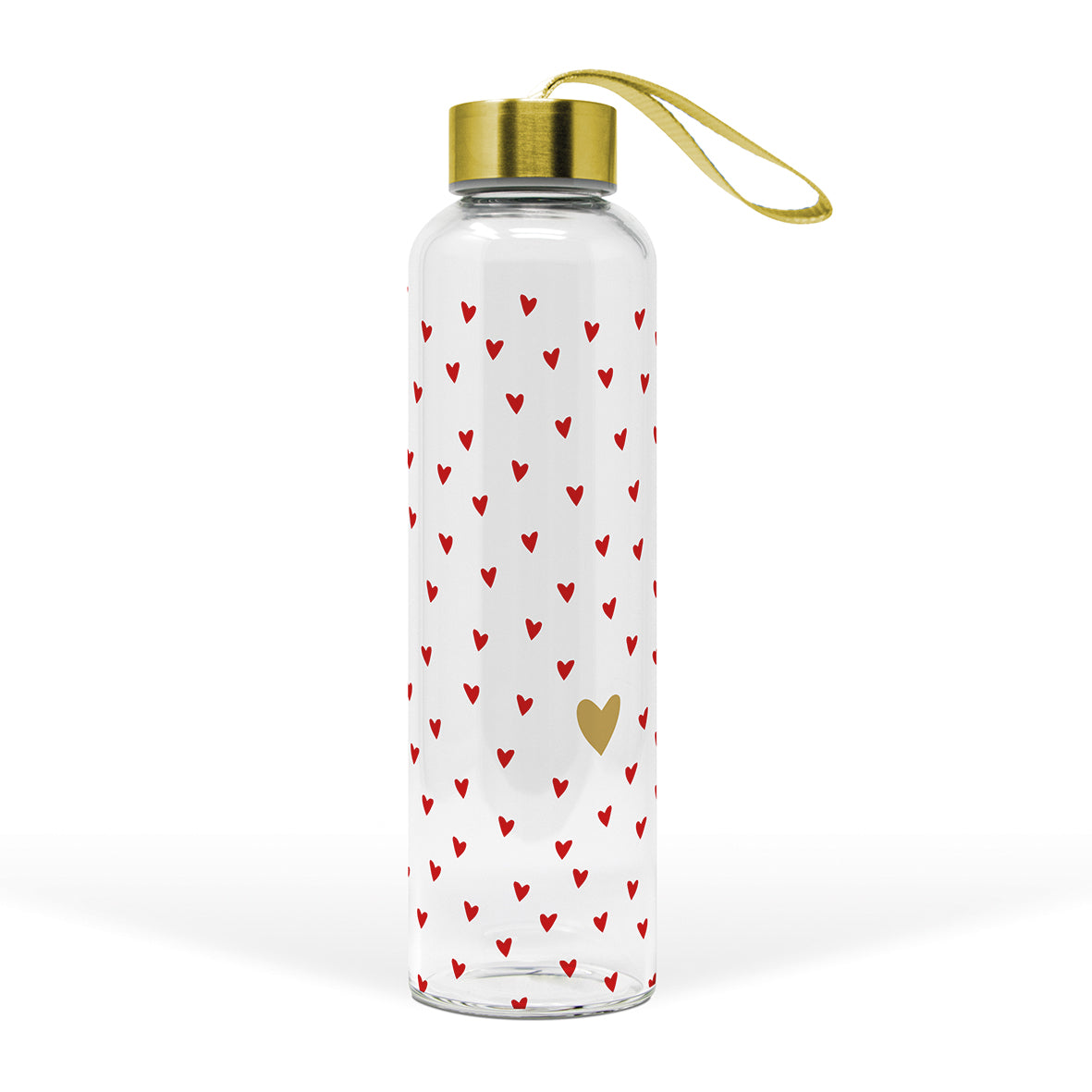 Love carries all Glasflasche