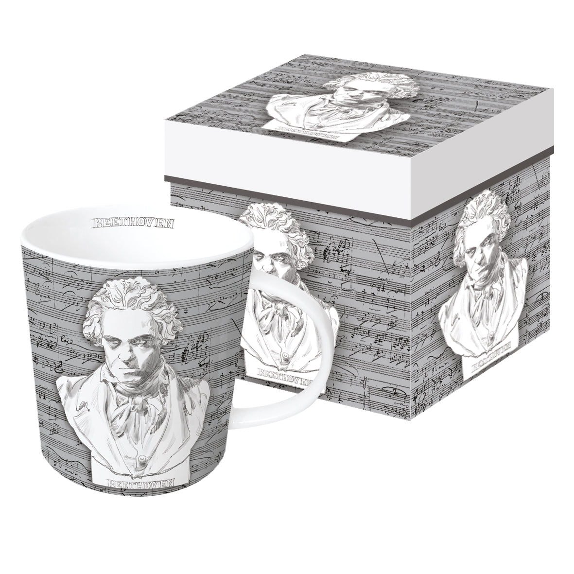Beethoven Tasse mit Geschenksverpackung