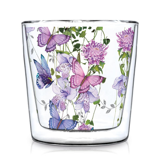 Flower Splash Doppelwandiges Glas