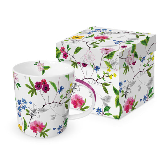 Flower Power Tasse mit Geschenksverpackung