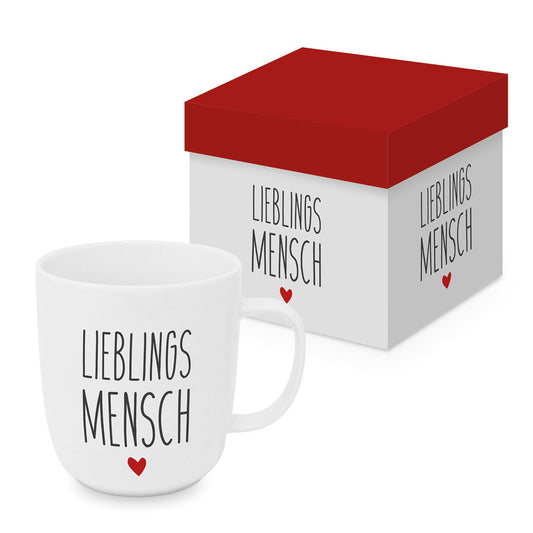 Lieblingsmensch Tasse mit Geschenksverpackung