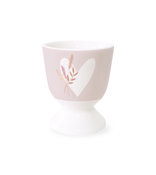 Herz mit Strauß Eierbecher