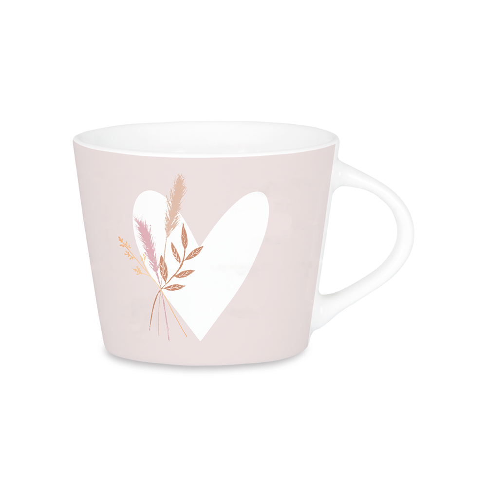 Herz mit Strauß Espressotasse